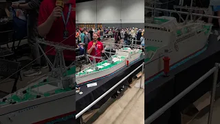 Massive LEGO NS Savannah Nuclear Ship! Built by Quinn Roberts