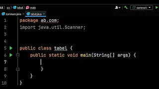 Java Program to print Multiplication Table in Java Program to Print Multiplication Table in Java