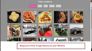Create a Responsive Filter Image Gallery for your Website Using HTML CSS and JavaScript