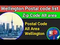Wellington postal code list all area