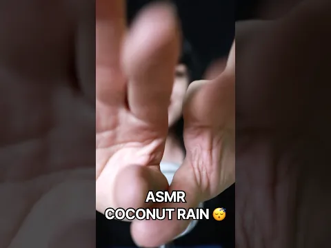ASMR Coconut rain 😴  #asmr #asmrvideo #relax #mexico