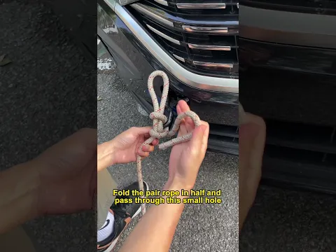 Never Use a Tow Rope Like This  #car #automobile#cartips