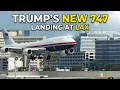 Air Force One at LAX Trump s New Presidential Boeing 747