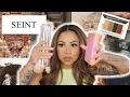 SEINT FIRST IMPRESSIONS IS SEINT WORTH THE HYPE MAKEUP TUTORIAL SEINT UNBOXING Kayla Simone