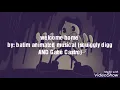 "welcome home lyric" batim animated musical (SquigglyDigg & Gabe Castro)