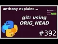 recovering from git mistakes w ORIG - HEAD intermediate anthony explains