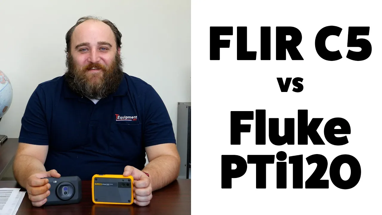 Comparer une caméra thermique FLIR C5 et Fluke PTi120