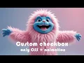 Custom checkbox with animation without JavaScript