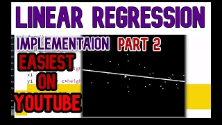 Linear Regression Implementation Python in Hindi Part 2 Easiest Machine Learning