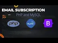 PHP MySQL How to Build a Newsletter Form with Validation