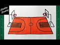 How to Draw a Basketball Court