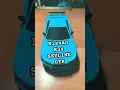 Download Lagu Nissan R34 Skyline GTR 3D printed car model in glow blue/matte black.