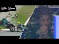 Download Lagu Valentino Rossi left visibly shaken after stray bike comes within millimeters of hitting him