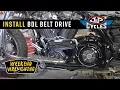 BDL Belt Drive Installation Milwaukee 8 Harley Davidson Touring Bike Weekend Wrenching