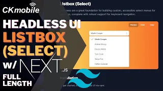 How to create Listbox Select with headless UI with Nextjs React Recoil