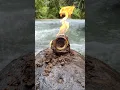 Lagu benda hitam keluar api di sungai ternyata isi jimat mustika taring babi #mistis #viralshort