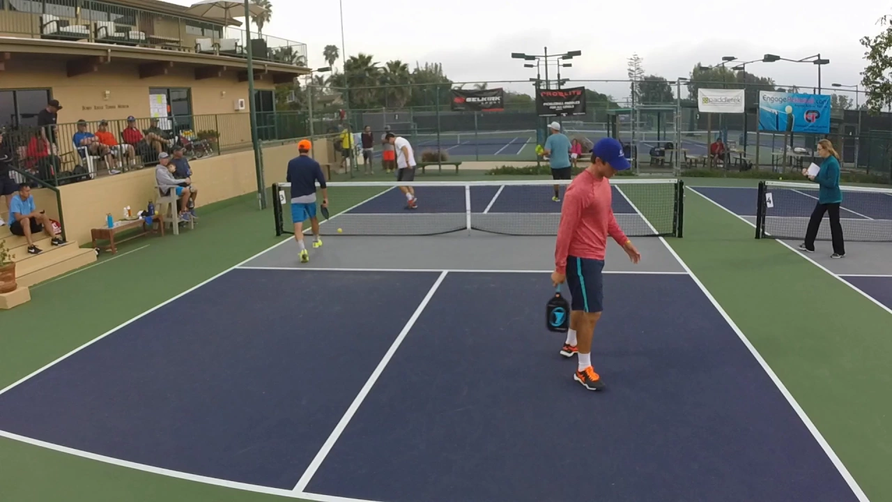 2017 Encinitas Pickleball Grand Prix Finale MD 5.0 Final Dawson/Lecours vs. Dawson/Bucher