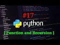 Function and Recursion in Python