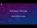 Manual Testing Crash Course