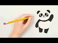 Drawing a Beautiful Panda using Python Only Python Turtle