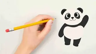 Drawing a Beautiful Panda using Python Only Python Turtle
