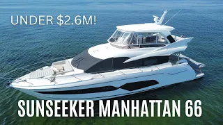 2019 Sunseeker Manhattan 66 Yacht Tour | Boating Journey