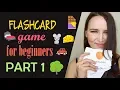 62 Flashcard Game for beginners Part 1 Russian language