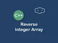 reverse integer array in c