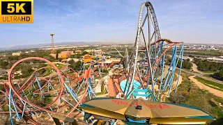 Shambhala POV 5K WORLD S BEST HYPER COASTER PortAventura Spain 