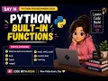 Python Built-in Functions in Python Python Tutorial for Beginners 2026 Day 14