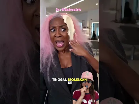 Si bocil copot wig mama biar cuantik ⁉️ @GataseIris #funny #comedy #beauty #hairstyle