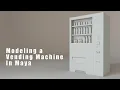 How To Model A Vending Machine In Maya Part 1 -