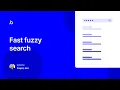 Fast Fuzzy Search Bubble io Tutorial