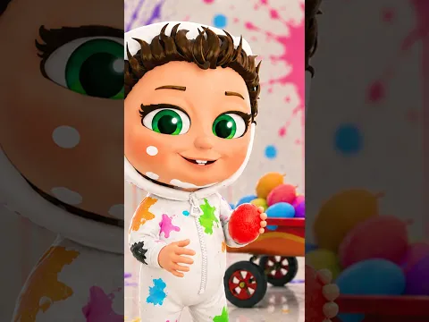 Balloon Painting | What Color Can I Make? | Joy Joy World