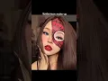 Spiderman makeup look viral