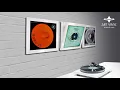 Music Speakers - Art Vinyl Play Display Record Frame Flip Frames Best Record Frame