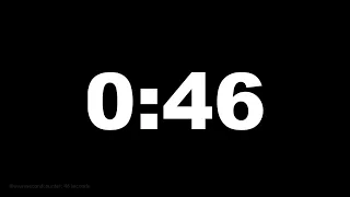 46 seconds 46 secs clock timer countdown Alarm Focus