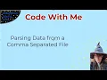 Code With Me - Parsing a Comma-Separated String in C TDD with CLion