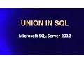 UNION IN SQL