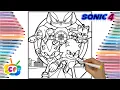 Sonic 4 All Characters coloring Sonic characters Sonic the Hedgehog 4