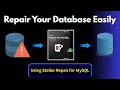 How to Repair MySQL Error 1932 in phpMyAdmin using Stellar Repair for MySQL