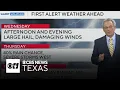 First round of severe weather this spring heads for North Texas