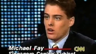 Vandal Michael Fay Sentenced to Lashes by Cane in Singapore 1994