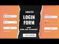 Animated Login Form Using HTML CSS JavaScript JS Show Password