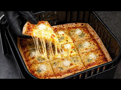 We Don’t Buy Pizza Anymore! No Dough, No Oven… Air Fryer Recipes Ready in Minutes!
