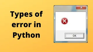 python basics for beginners 9 errors in python