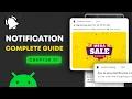 Android Notification API - Create Notification Channel and show Notifications Android Studio