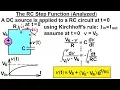Electrical Engineering Ch 8 RC RL Circuits 26 of 43 RC Step Function Analyzed