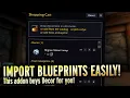 AMAZING Addon for Importing Housing Blueprints World of Warcraft Midnight