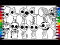Incredibox Sprunki Coloring New Pages How to COLOR Brud Sprunki Phase 1 to Phase 12